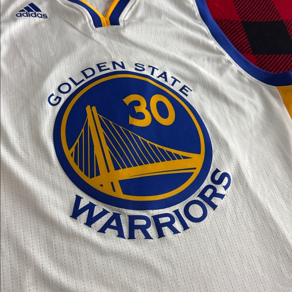 Golden State Warriors #30 Steph Curry 2016 Vintage NBA Adidas Swingman Jersey - Picture 5 of 9